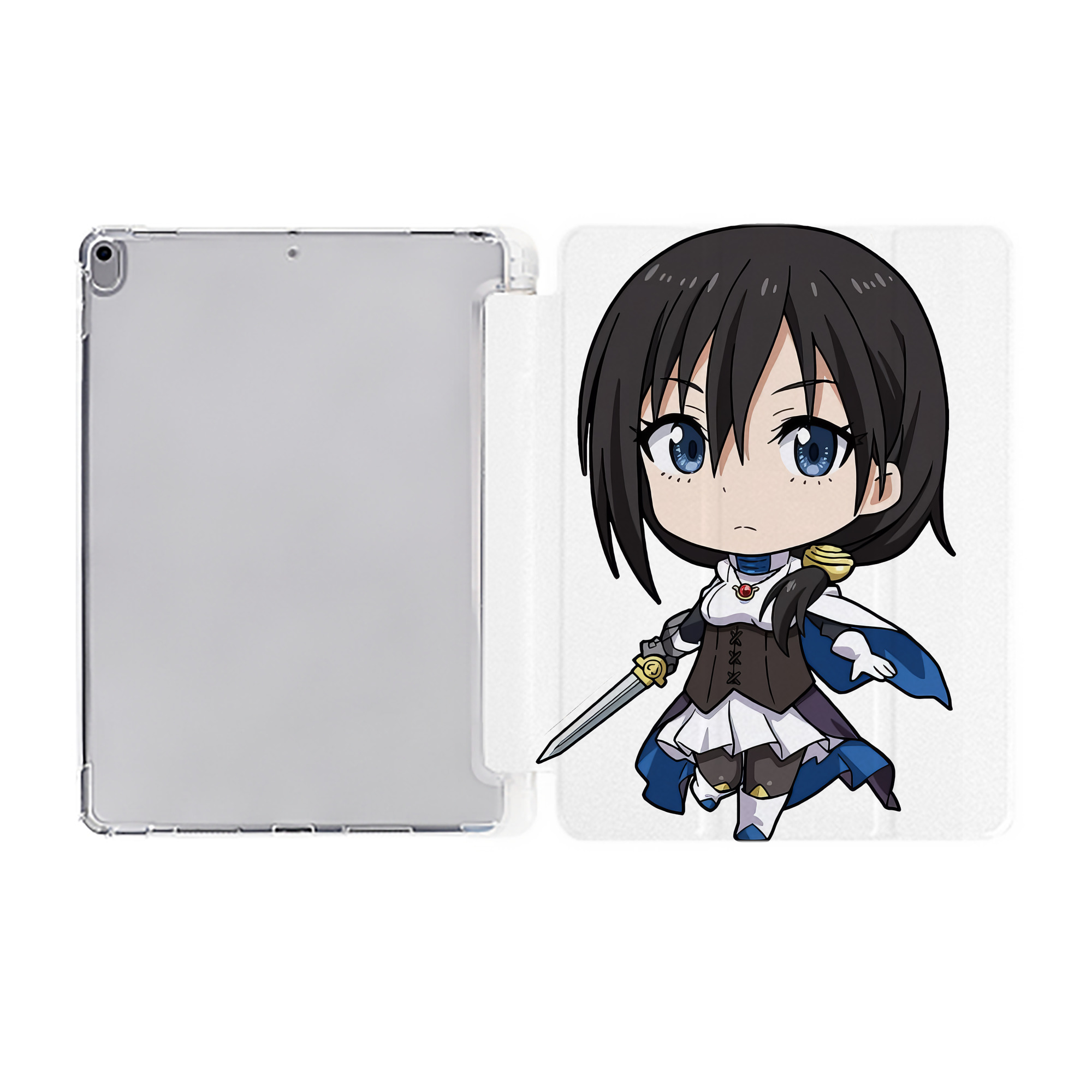 （画像用） 転スラ Regarding Reincarnated to Slime IPad ケース ペン収納付き 三つ折りスタンド PUレザー×シリコン 対応機種9.5/10.5/10.9インチ